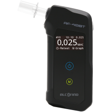AlcoFind AF-40BT  - комплект с 55 мундщука, батерии, калъф и калибровка